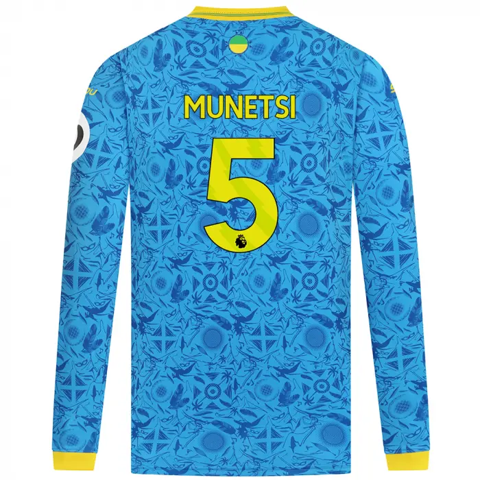 Wolverhampton Wanderers Shop | 2025-26 Wolves Third Shirt – Adult – LS MUNETSI 5 Wolverhampton Wanderers Merchandise